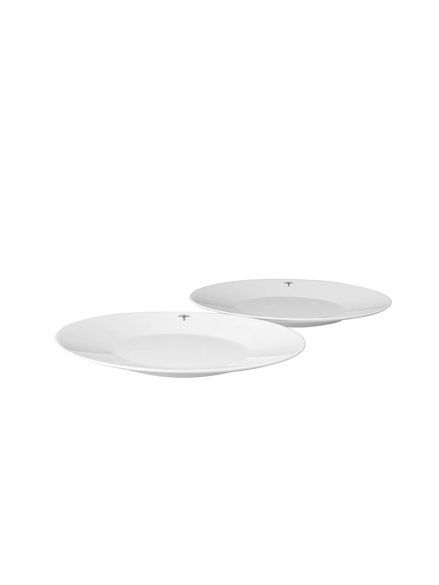 JOOP | Frühstücksteller 2er Set 22cm Single Cornflower Weiss | 